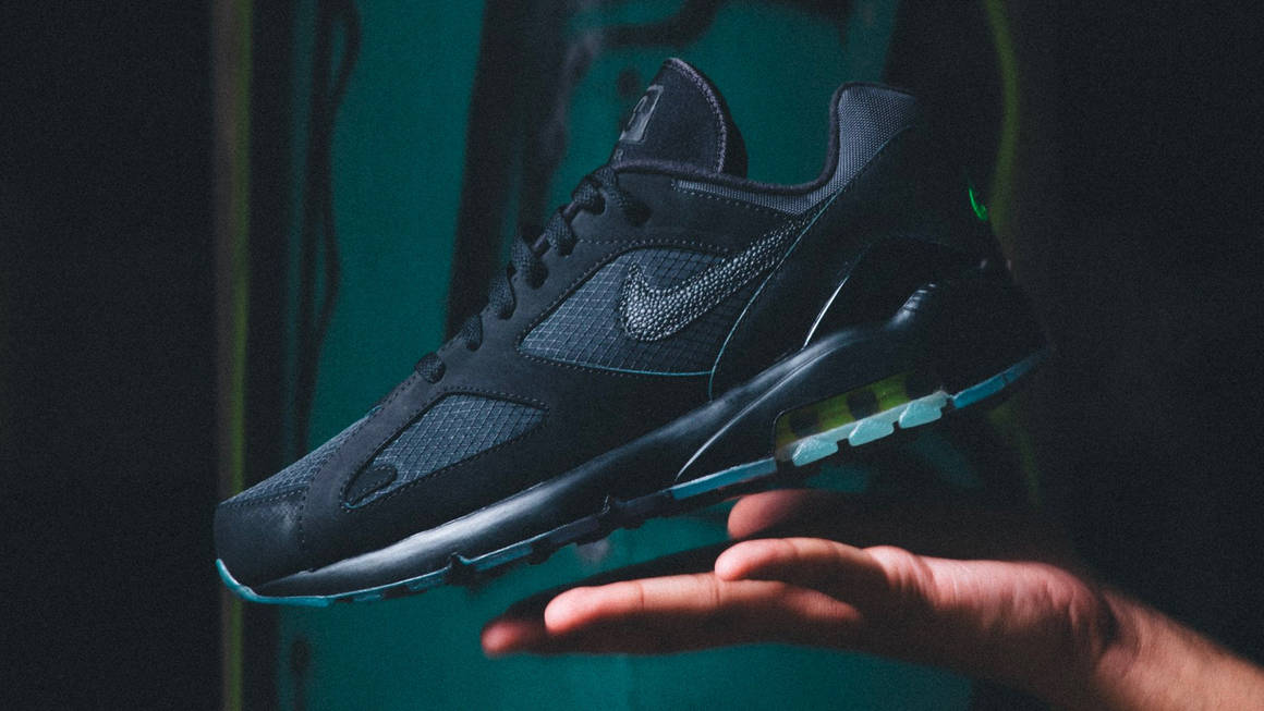 Nike Unveils The Stealthy Air Max 180 &#8216;Black/Volt&#8217;