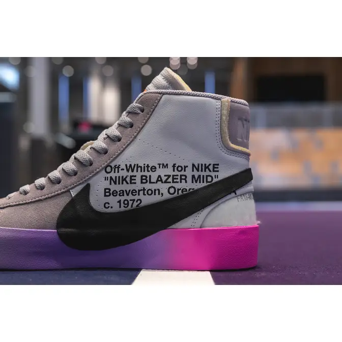 Nike Off White Blazer Mid Queen Serena Williams Purple Grey Air