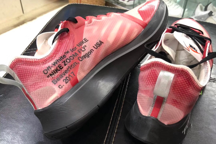 Off-White x Nike Zoom Fly SP 'Burgundy'