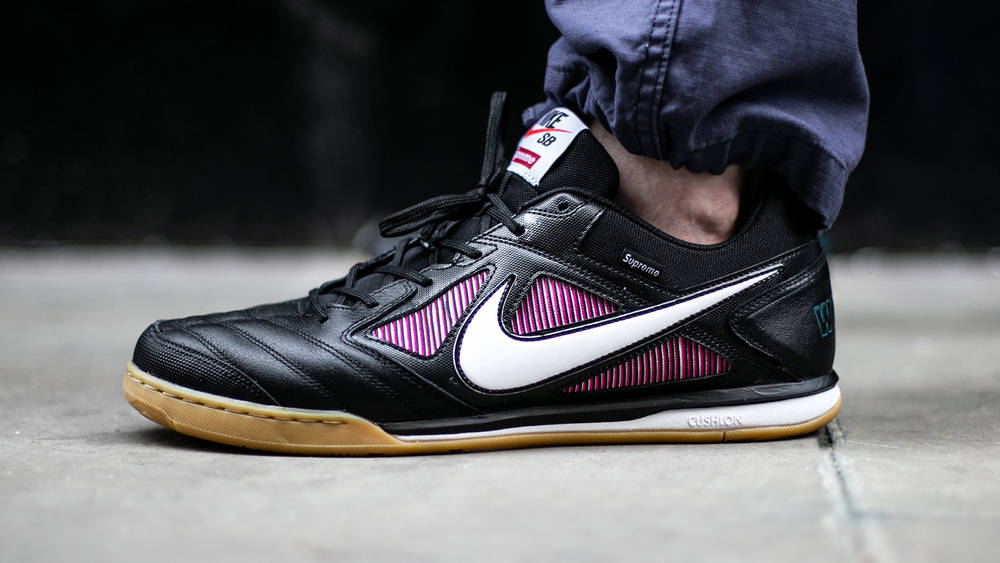 An On Foot Look At The Supreme x Nike SB Gato ‘Black’