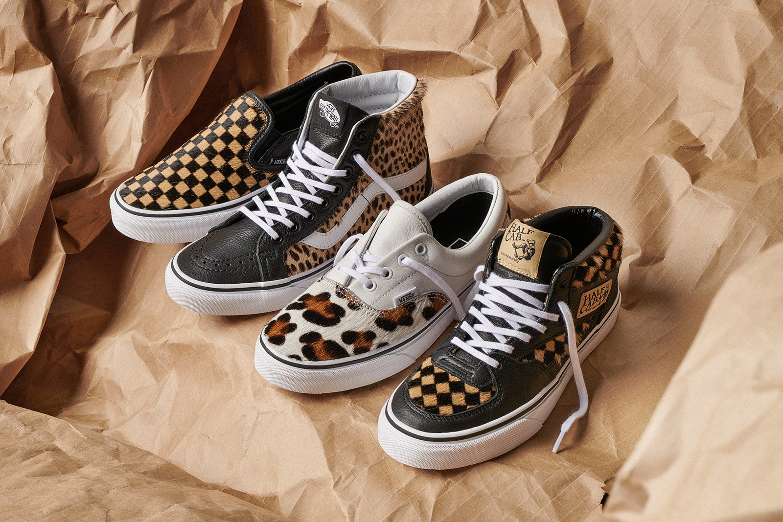 vans animal print calf hair