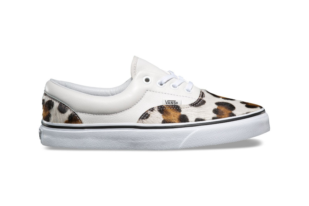 white vans with leopard print stripe