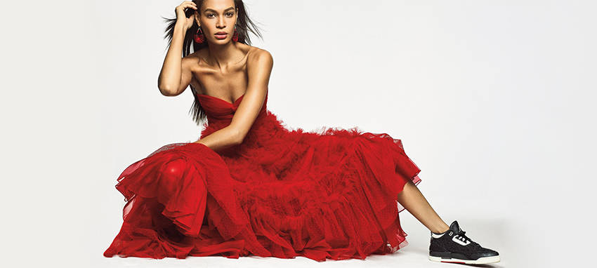 Nike x Vogue Air Jordan 3’s, Debuted By Joan Smalls