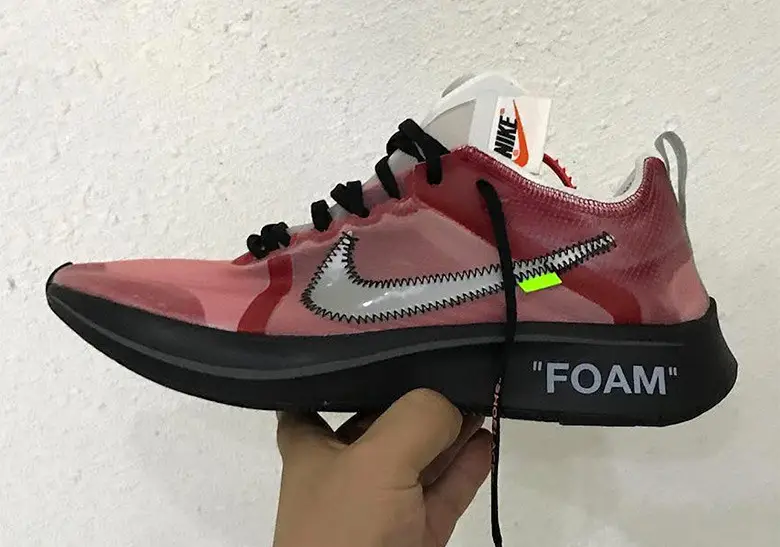 The Off-White x Nike Zoom Fly SP Is Unveiled In Burgundy | The Sole ...