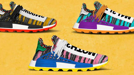 The Pharrell x adidas Afro NMD Hu Pack Has An Official Release Date The Pharrell x adidas Afro NMD Hu Pack Has An Official Release Date