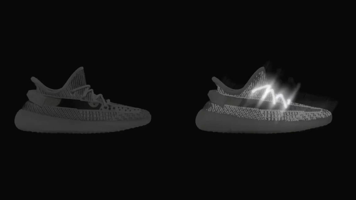 yeezy 350 static full reflective