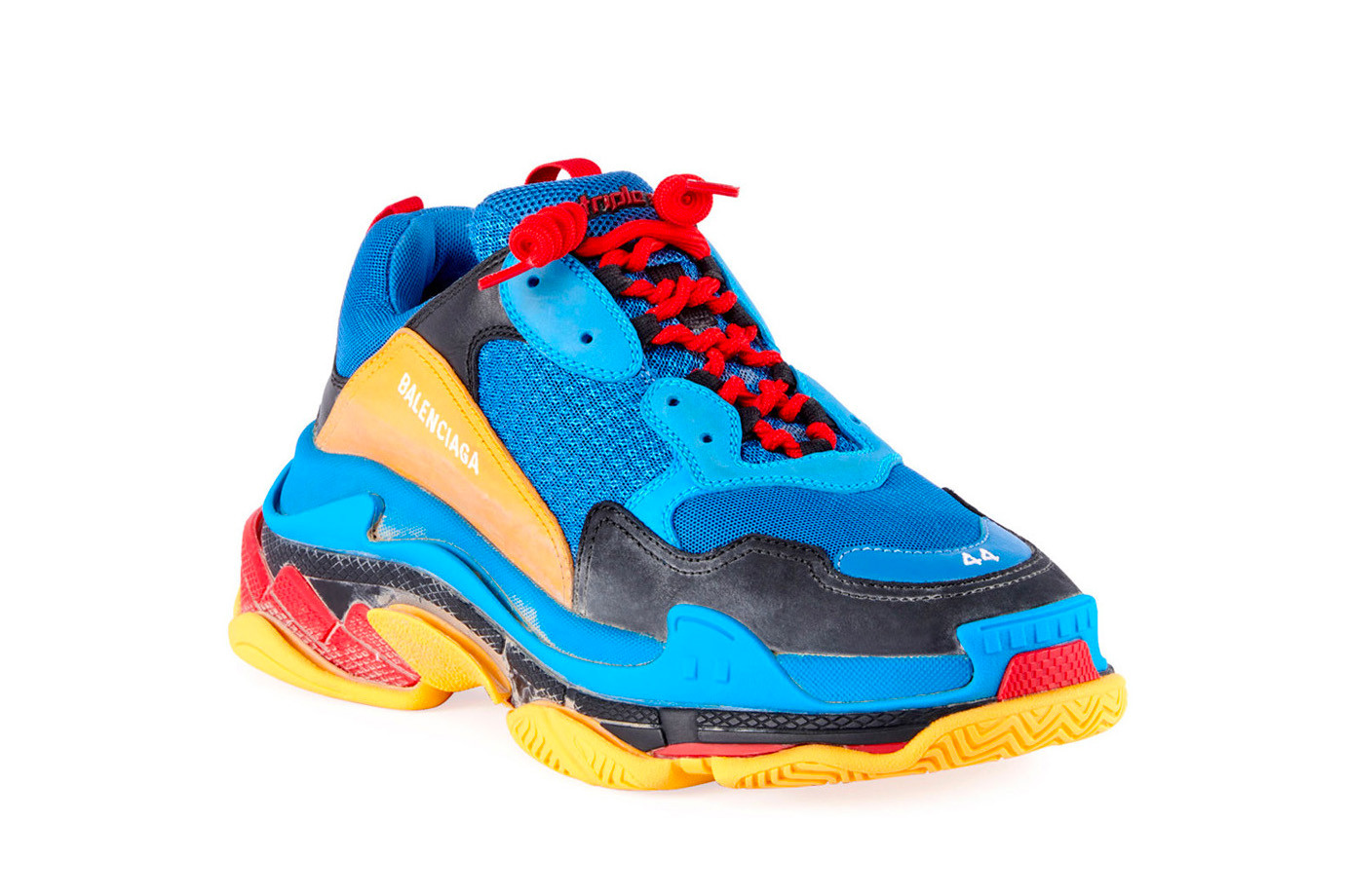 Balenciaga Triple S Blue Orange