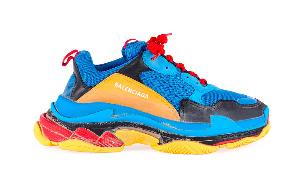 Balenciaga Triple S Blue Orange Balenciaga Triple S Blue Orange