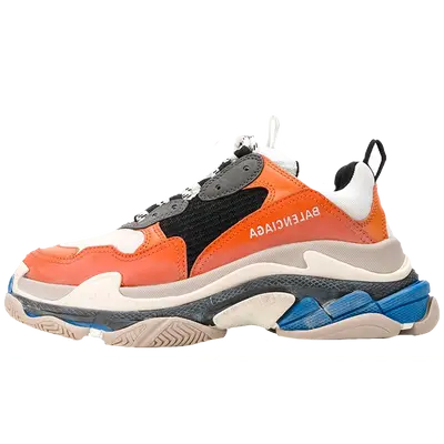 Balenciaga Triple S Orange Multi Where To Buy TBC The Sole