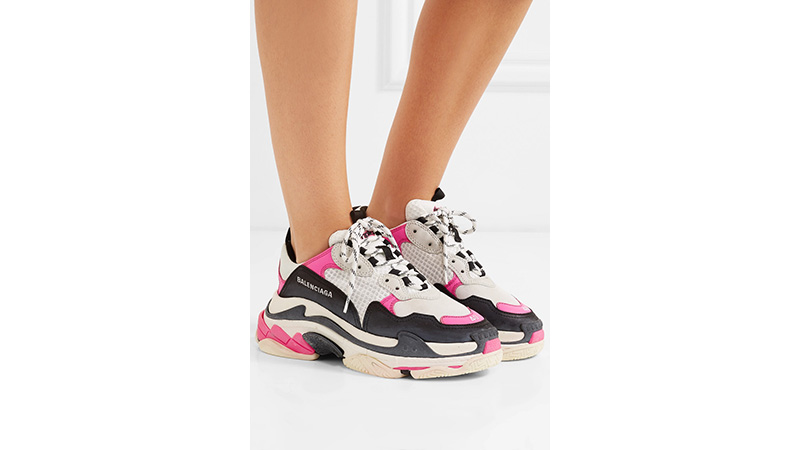 Balenciaga triple s pink on sale black