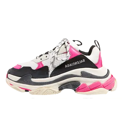 Balenciaga triple s pink on sale black