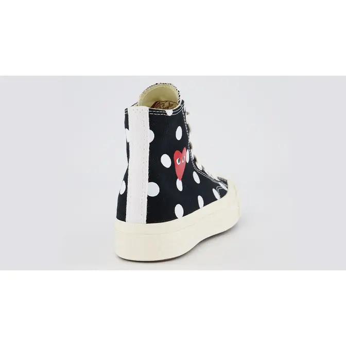 mistet hjerte ulæselig Paradoks Comme des Garcons Play x Converse Chuck Taylor All Star 70 Hi Polka Dot  Black | Where To Buy | 157250C | The Sole Supplier