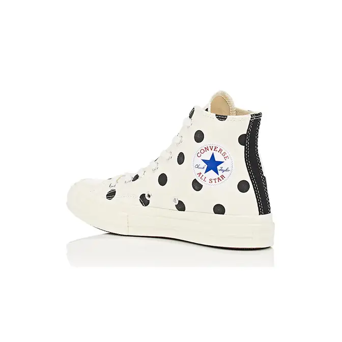 des Garcons Play x Converse Chuck Taylor All Star 70 Hi Polka Dot White | To Buy | 157251C | Sole Supplier
