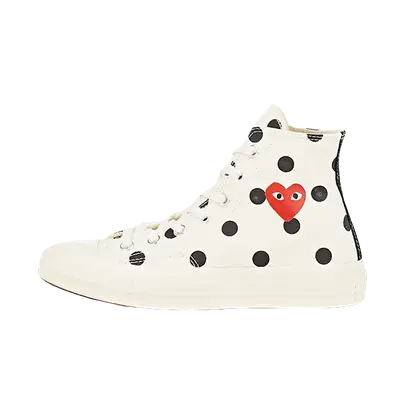 Polka dot comme des garcons shoes best sale