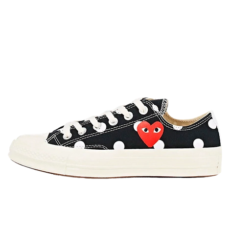 Comme des Garcons Play x Converse Chuck Taylor All Star 70 Low Polka Dot Black