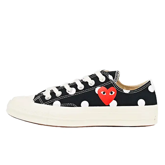 Comme des Garcons Play x Converse Chuck Taylor All Star 70 Low Polka Dot  Black | Where To Buy | 157248C | The Sole Supplier