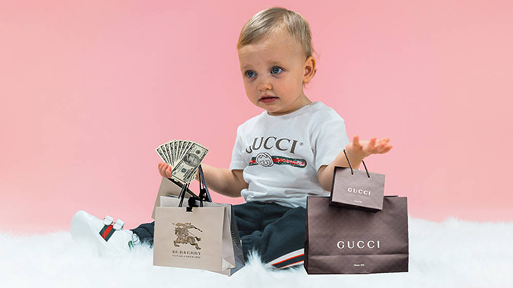 Styling: Baby Burberry, Gucci & Moschino Styling: Baby Burberry, Gucci & Moschino