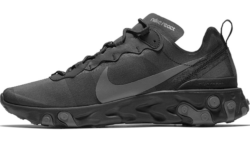 Nike React Element 55 Arrives In A Triple Black