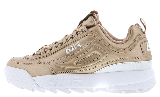 Fila Disruptor II Metallic Gold Womens Where To Buy TBC