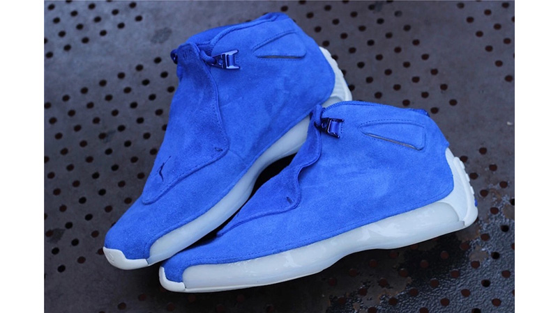Jordan 18 Blue Suede