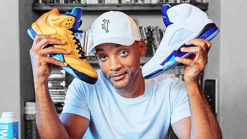 Will Smith Unboxes And Jump Tests The Jordan 5 “Fresh Prince”