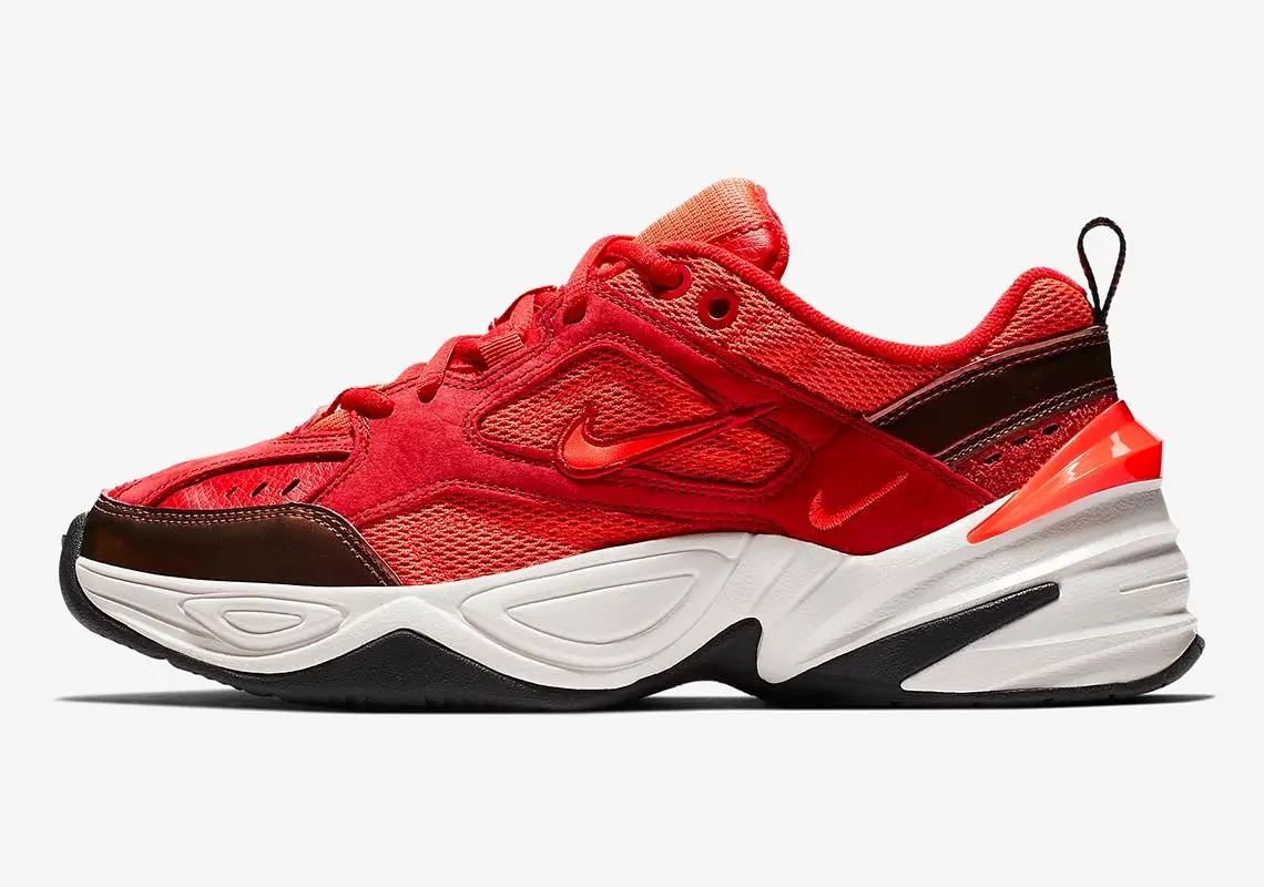 The Nike M2K Tekno Red Suede Is Pure Fire The Sole Supplier