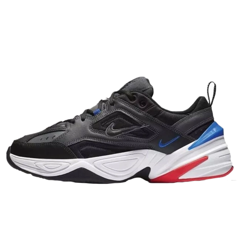 nike m2k tekno dark grey racer blue