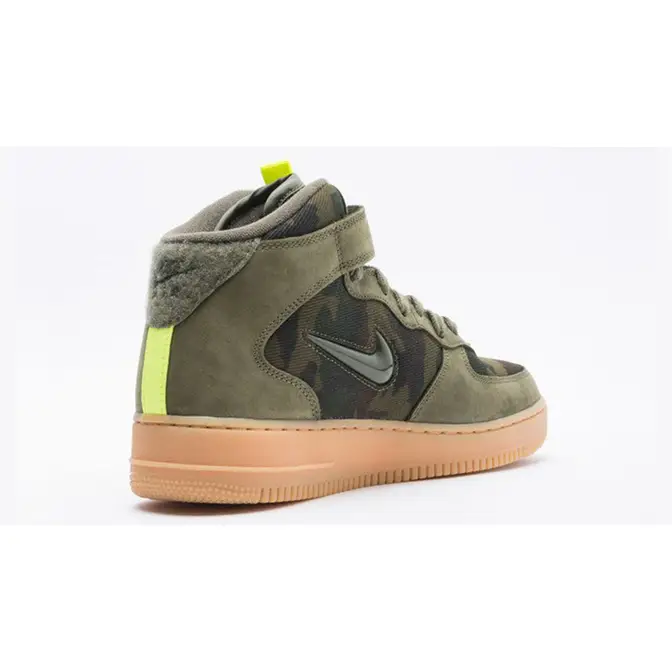 Nike Air Force 1 Jewel Mid Olive Gum