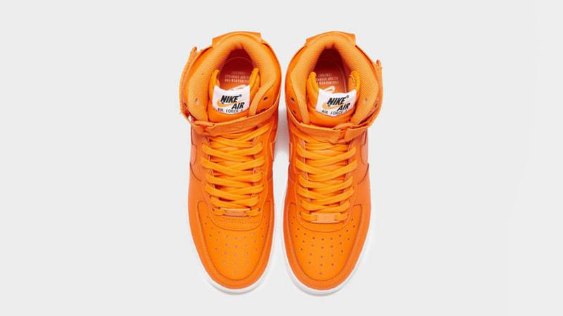 Nike Air Force Mid Just Do It Orange White Womens Where To Buy