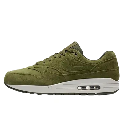 Nike air max 1 premium olive canvas deals