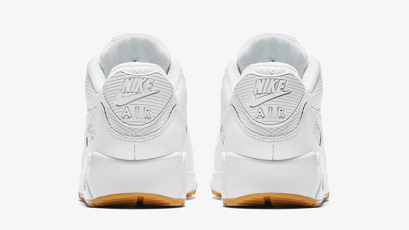 nike air max 90 white gum sole