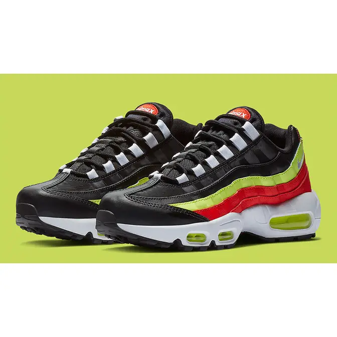 Black and neon air max 95 best sale