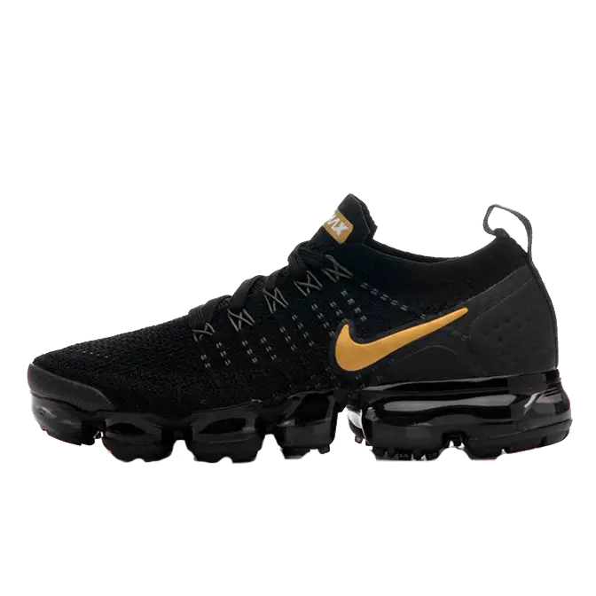 vapormax with gold check