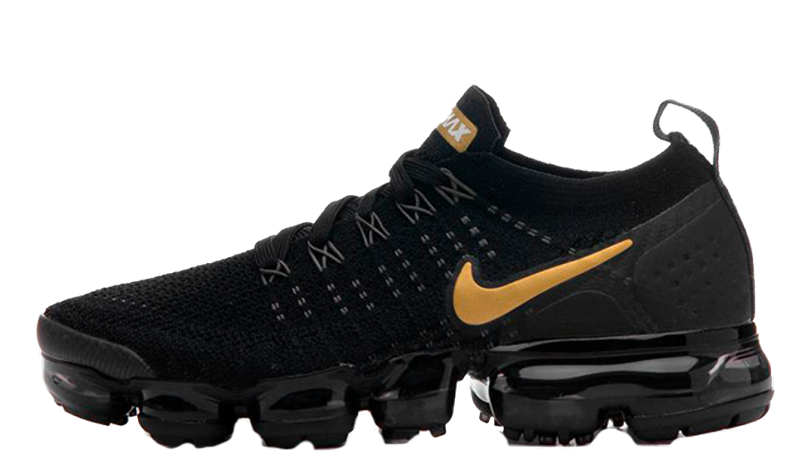 black nike air vapormax flyknit 2