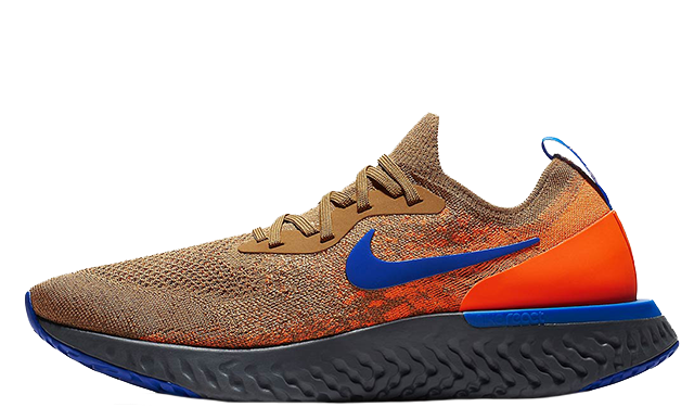 nike epic react golden beige