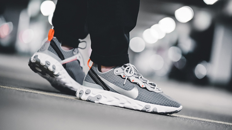 Favor Relámpago puerta Nike React Element 55 Grey Grid | Where To Buy | CD1503-001 | The Sole  Supplier