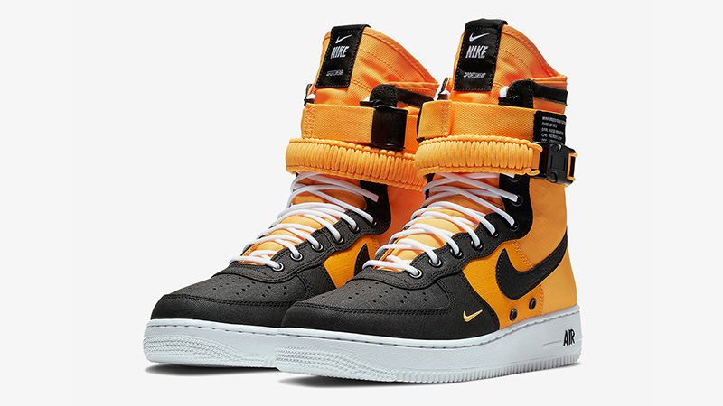 black and orange air forces cheap online