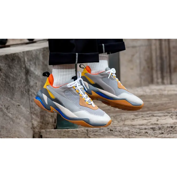 Puma thunder spectra grey on sale yellow