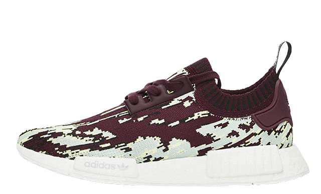 Sneakersnstuff x adidas NMD R1 Datamosh 2.0 Pack Maroon