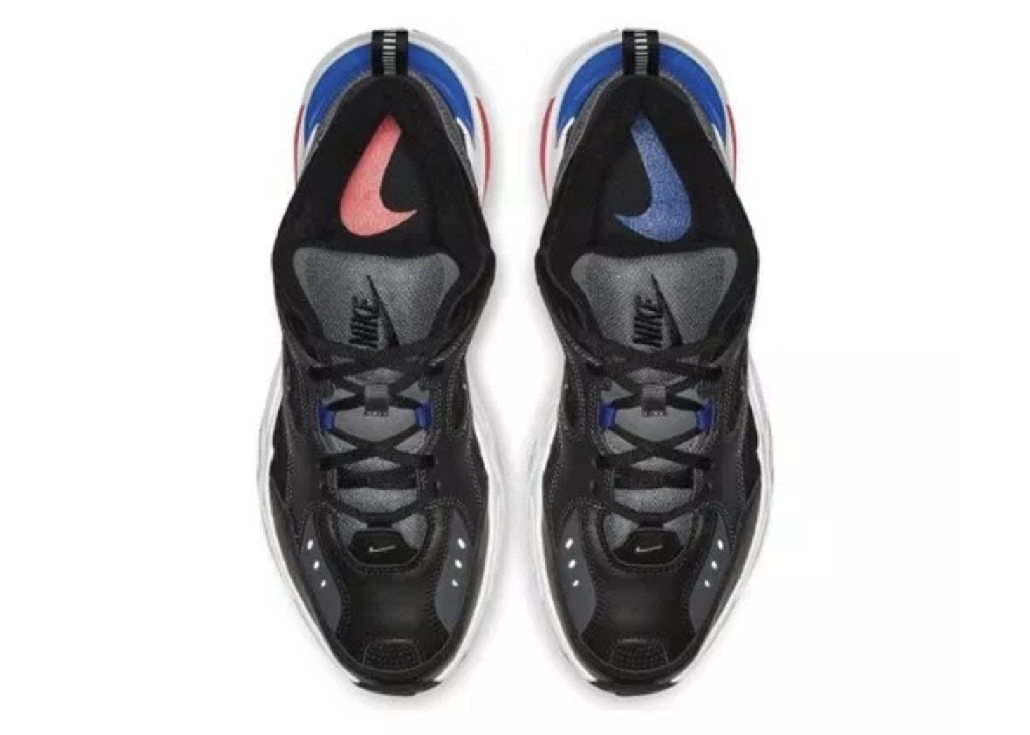 The Nike M2k Tekno Dark Grey/Racer Blue
