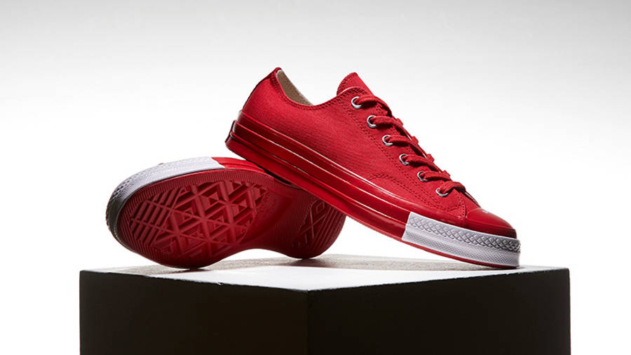 converse undercover red