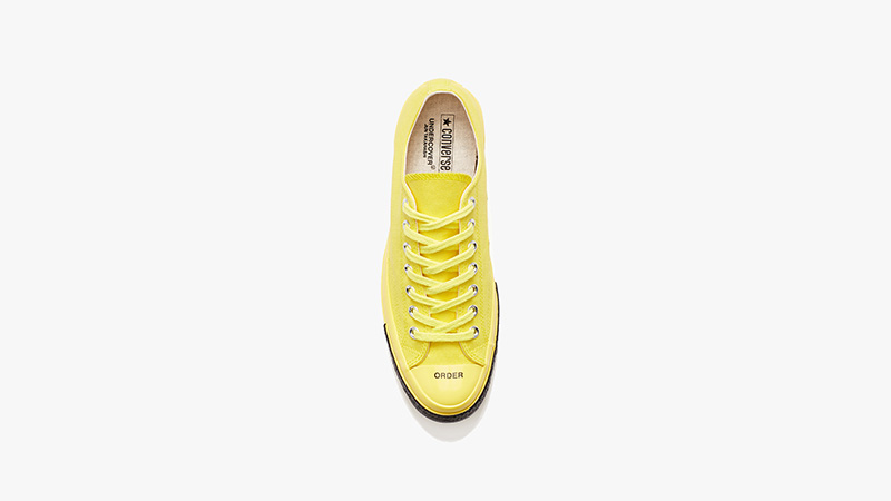 converse undercover yellow