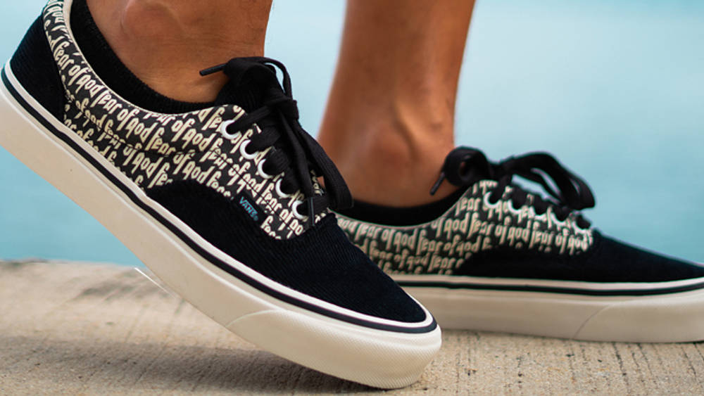 First On-Foot Look At The Upcoming VANS x Fear of God Vans Era First On-Foot Look At The Upcoming VANS x Fear of God Vans Era