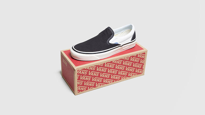 Vans Anaheim Slip-On Black White Womens