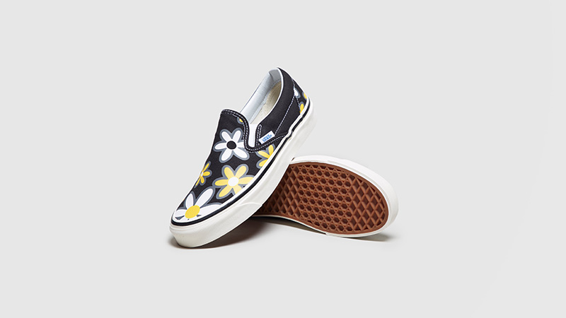 Vans Anaheim Slip-On Floral Black Womens