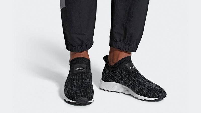 adidas eqt support sock black