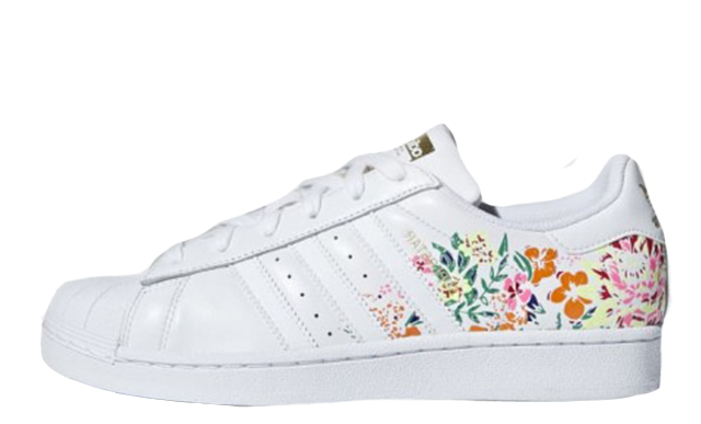 adidas Superstar Flower Embroidery White | Where To Buy DB3495 Sole