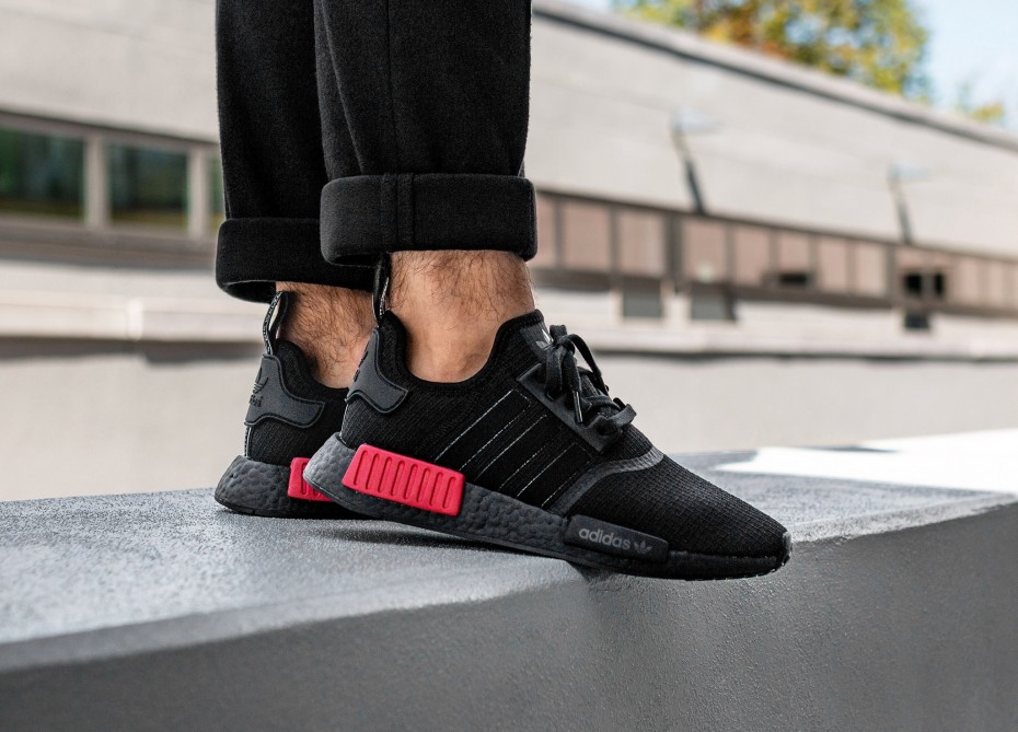 Nmd r1 core black  core black  lush red (b37618) hotsell