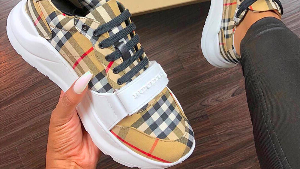 BURBERRY vintage check sneakers BURBERRY vintage check sneakers