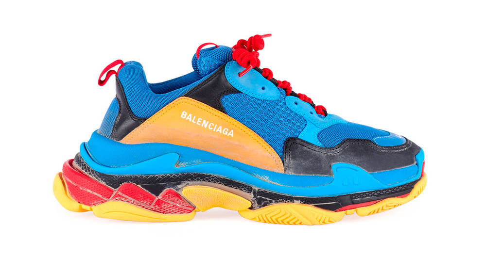 The Balenciaga Triple S Surfaces In A Sonic The Hedgehog Inspired Colourway The Balenciaga Triple S Surfaces In A Sonic The Hedgehog Inspired Colourway